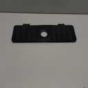 Meiliweser Silicone Faucet Mat for Kitchen Sink  Gen 3 10 Slope Splash Guard with Cuttable Hole  14 x 5.5 Drip Catcher & Sponge Holder for Kitchen, Bathroom (Black)