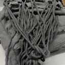 Y- STOP Hammock Chair Hanging Rope Swing, Max 500 Lbs, 2 Cushions Included, Large Macrame Hanging Chair with Pocket, Cotton Weave for Superior Comfort, Durability (Dark Grey)