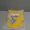 Kimee Dog Raincoat Reversible, Single Side Slicker Poncho Adjustable Waterproof Dog Rain Jacket with Leash Hole/Reflective Stripe Hooded Snowproof Windproof Clothes, M (Yellow)