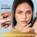 Waterproof Mascara Black, Mascara Volume and Length, Defining, Curling, Multiplying, Buildable Formula No Clumping Mascara for Older Women 60 Plus Eye Makeup
