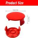 Replacement Trimmer Spool Cap Cover, Weed Eater Trimmer Spool Cap Compatible with Hyper Tough 20V Max String Trimmer HT-19-401-003-06 & HT-19-401-003-07,HT21-401-003-03,HT22-401-03-05