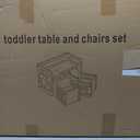 Montessori Table and Chair Set, Kids Table and Chairs, Height-Adjustable Toddler Table and Chair Set, Table Chair for Ages 3-8, Childrens Table for Daycare, Classroom