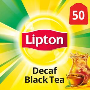 Lipton Decaffeinated Black Tea Bags, 50 Ct (Pack of 1), Best By Jan 10 2026