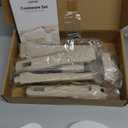 CAROTE 10Pcs Pots and Pans Set Nonstick, Induction Cookware Sets, NonStick Cooking Set, Kitchen Pots and Pans Set with Stay-Cool Handles, PFOA Free