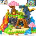 Soyee Magnetic Blocks 150 PCS Building Toys for Ages 4-8 9-12 3-5 Forest & Mine Theme Magnet Building Cubes STEM Sensory Toys for Kids for Boys & Girls