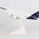 Skymarks Lufthansa Airbus A380 1/200 Collectible Scale Model with Landing Gear & Display Stand Officially Licensed Collectible in New Livery for Ages 14+