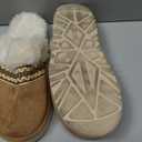 HHUQ Slippers for Women, Winter House Slippers Indoor Outdoor, Fuzzy Platform Slippers Womens, Size 7/8