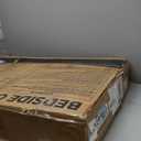 BCOL Baby Bassinet, Bedside Bassinet for Baby, 3 in 1 Bassinet Bedside Sleeper with Wheels, Mosquito Net, Adjustable Easy Folding Portable Bed for Infant Newborn (Dark Grey)