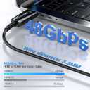Fiber Optic HDMI Cable 100 FT, 8K@60Hz 4K@240Hz, Thin Extra Long HDMI Cable 48Gbps Ultra High Speed, Dynamic HDR, eARC, HDCP 2.2&2.3, 3D, Compatible for PS4/5/Xbox/TV/Laptop/Monitor
