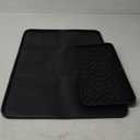 Beenxmyy Silicone Coffee Mat, Espresso Machine Bar Accessories- Convex Design, Leak-Proof and Non-Slip, Suitable for Use Under the Coffee Machine to Keep the Countertop Clea