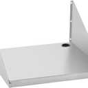 Stainless Steel Microwave Shelf with Side Guards - Heavy-Duty Wall Mount Rack, Sturdy Space-Saving Storage for Kitchen Appliances, Great for Home, Restaurant & Hotel (18''x24''x12)