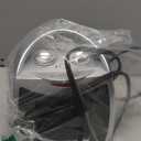 GiveBest Portable Electric Space Heater with Thermostat, 1500W/750W Safe and Quiet Ceramic Heater Fan, Heat Up 200 Square Feet for Office Room Desk Indoor Use, Silver