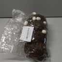 PRETYZOOM 16Pcs Artificial Bird Nest Decor Set with Rattan Nests and Bird Eggs 3.93X3.93X1.96 Inch for Easter Party Home Office Decoration DIY Craft