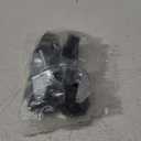 AXL 5/16 Threaded Stem Casters, 2 Inch Caster Wheels, Stem Diameter 5/16", Stem Length 1 Inch, Replacement Wheels for Shelves, Trolley, Furniture (Pack of 4, 2 with Brake & 2 Without) (Black)