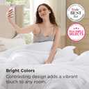 Bedsure Comforters King Size Duvet Insert, Quilted Down Alternative Bedding, Ultra Soft Lightweight Comforter Blanket for Bed, with 8 Tabs, Machine Washable, 90x102 in, White