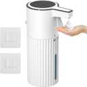 HOMELYLIFE Automatic Foaming/Liquid Soap Dispenser, 13.53oz/400ml Soap Dispenser Need AA*2 (Don't Include), Electric Hand-Pump Soap Dispenser for Bathroom, Kitchen, Office, Home (Foam)