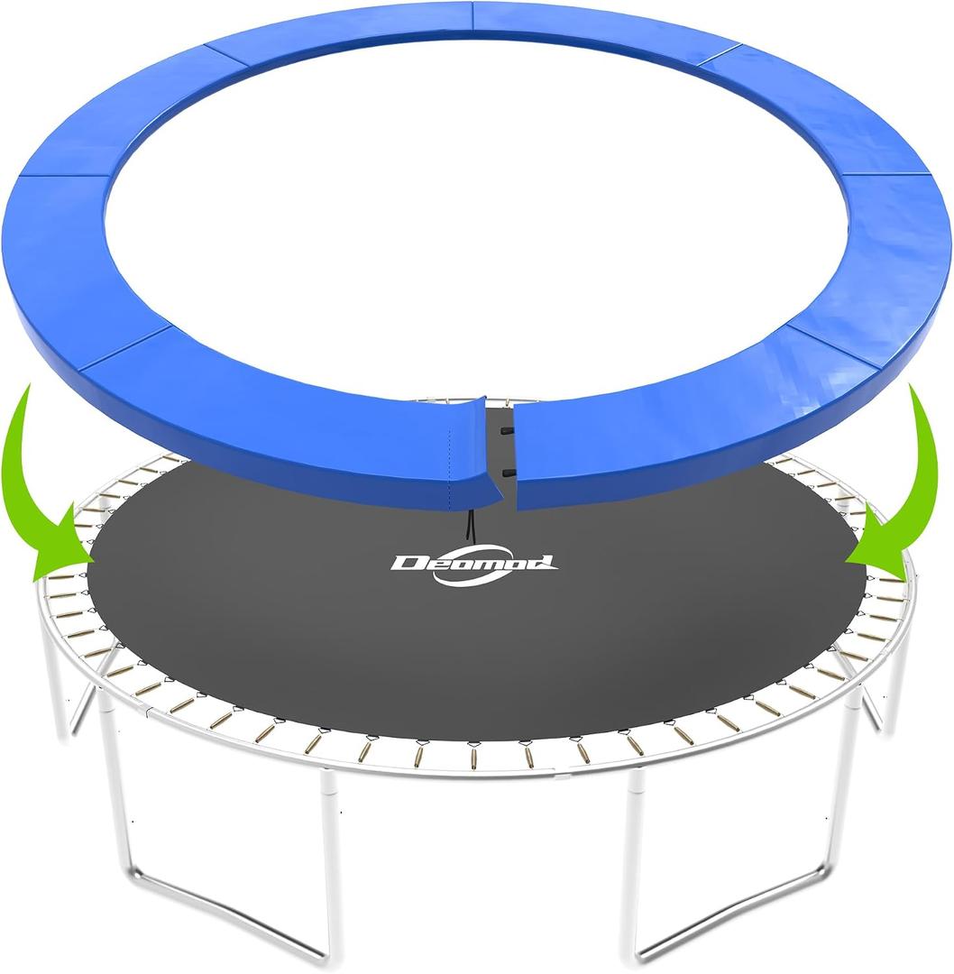 Trampoline Pad, 16FT Trampoline Replacement Safety Pad, Universal Trampoline Pads, Spring Cover, Waterproof, Tear Resistant, Round Arch Trampoline Parts for Kids