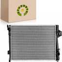 Engine Coolant Radiator with Transmission Oil Cooler Compatible with Dodge Ram 1500 4.7L 2002-2008,Dodge Ram 1500 5.7L 2003,Dodge Ram 2500 5.7L 2003,Dodge Ram 1500 3.7L 2002-2008 & More Replace CU2479