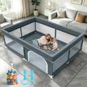 74x50 Large Baby Playpen Indoor & Outdoor Play Yard for Toddlers