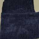 CaliTime Throw Pillow Covers Decorative 22 X 22 Inches Pack of 2 Cozy Chenille Cushion Cases for Couch Sofa Bed Living Room Home Navy Blue