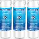 3 Pack XWF (Not XWFE, NO Chips) Compatible with GE XWF, GBE21, GDE21, GDE25, GFE24, Refrigerator Water Filter Replacement, NSF Certified, 6 Month / 300 Gallon