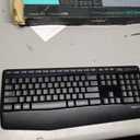 Logitech MK345 Wireless Keyboard and Mouse Combo with Palm Rest, 2.4 GHz USB Receiver, Compatible with PC, Laptop, Black