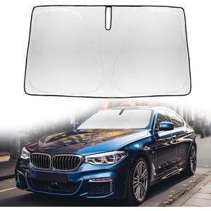 Windshield Sun Shade Sunshade Custom Fit for 2018-2023 2024 BMW 5 Series Windshield Cover for 5-Series 525i, 520i 528i 530i 535d 535i 550i Window Shade Sun Visor Protector 240T Refleactive Blocks UV Windshield Sun Shade Sunshade Custom Fit for 2018-2023 2024 BMW 5 Series Windshield Cover for 5-Series 525i, 520i 528i 530i 535d 535i 550i Window Shade Sun Visor Protector 240T Refleactive Blocks UV