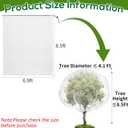 Fruit Tree Netting with Drawstring, 6.9x8.5ft Ultra-Fine Mesh Garden Insect & Bird Protection Cover, Breathable Reusable Tree Netting for Citrus, Apple, Peach & Shrubs