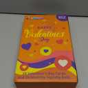 27PCS Valentines' Day Gift Cards for Kids Classroom School Exchange, Bulk Valentines' Cards with Small Ball, Valentines' Small Relief Squeeze Toys for Valentine Party Favor, Valentines' Day Card