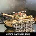 1176-Piece Military Tank Building Blocks Set Compatible with Lego, Create A Large Army Tank or 8 Sets of Military Models, Great Army Toys Gifts for Boys Kids Age 6+ Year Old