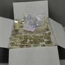 COKAOBE Light Gold Shimmer Wall Backdrop 24PCS Gold Sequins Backdrop Decoration Panels, Photo Backdrops for Birthday, Anniversary Wedding Engagement Decoration (Light Gold)