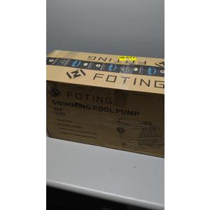 FOTING In/Above Ground Pool Pump, Self Primming (Dual Speed, 2HP, 3170/7000GPH, 115V) 1.5" & 2" NPT Inlet Connectors