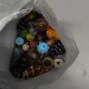 Craft Attic 1 LB Bag of Assorted Glass Beads for Jewelry Making, Lampwork Murano Bead Mix for Bracelets and Necklaces, Crafting Beads Supplies Kit, Large & Small Beads (Assorted 200)