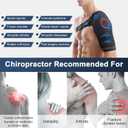 SPOBTRACE Shoulder Brace For Torn Rotator Cuff, Adjustable Arm Support Compression Sleeve For Pain Relief,Sleep,Injuries,Men and Women, Size: S/M