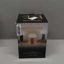 Cordless Mushroom Table Lamp, Waterproof Shower Lamp, Battery Operated Table Lamp Rechargeable, Touch Dimmable Night Light for Bedroom/Patio/Camping/Dinning/Outdoor (Orange)