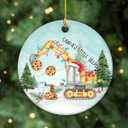 6 x Excavator Christmas Ornament 2025, Heavy Equipment Gifts for Construction Workers, Ceramic Ornament for Christmas Decorations, Unique Excavator Gifts for Men Boys Girls