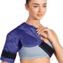 REVIX Shoulder Ice Pack Rotator Cuff Cold Therapy, Ice Packs for Injuries Reusable Gel for Shoulders Pain Relief, Bursitis and Swelling, Cold Compress Shoulder Ice Wrap, Standard