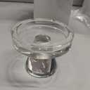 Crystal Taper Candle Holders, 3 Inch Tall Crystal Decorative Candle Stand Centerpiece for Table Wedding Dinning Party