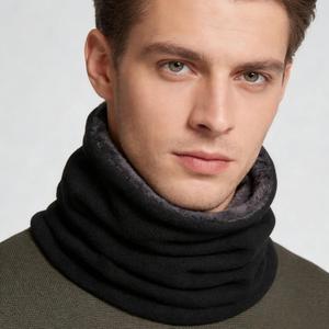 SooGree Winter Neck Warmer Fleece Windproof Gaiter Face Cover Neck Gaiter Ski Scarf for Men & Women Balaclava Mask Fishing Hiking Cycling, Black