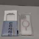 Misea Magnetic for iPhone 16 Pro Max Case Compatible with MagSafe [Never Yellowing] [Military Grade Drop Protection] Full Camera Lens Protector Plating Soft Clear Phone Case for Women 6.9", Desert