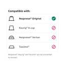 Amazon Brand - Solimo Lungo Capsules, Compatible with Nespresso Original Brewers, Medium Roast, 50 Count (Pack of 1)