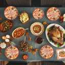 Friendsgiving Party Decorations,Friendsgiving Decorations Plates and Cups Napkins, Thanksgiving Party Decorations, Happy Friendsgiving Party Banner Decorations (happy friendsgiving Plates Cups)