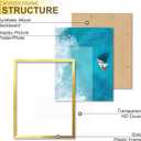 Gold 14x18 Picture Frame Lightweight yet Durable Frame Wall Hanging