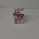 Topadorn Tall Ceramic Travel Mug 17 oz. Coffee Cups Sealed Lid With Color Box (Purple Flower)