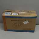 Upgraded Large Automatic Shoe Cover Dispenser, Waterproof & Non-Slip with 200 Disposable Covers, Fits Mens Shoes to Size 12, Heavy Duty for Home, Office, Factory, Indoor Use, Gold Decorative Design (New Big Gold)