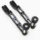 Motorcycle Front Rear Shift Levers w/Shifter Pegs Heel Toe Shift Linkages Foot Pedals Edge Cut Shift Pegs for Harley Touring Softail Road Glide 1986-2025