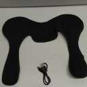 Neck Heating Pad, Cordless Heated Neck Wrap, 4000mAh Heating Pad Portable Mini for Neck Shoulder Pain Relief Muscle Stiffness, 4 Temperature Modes Travel(Black)