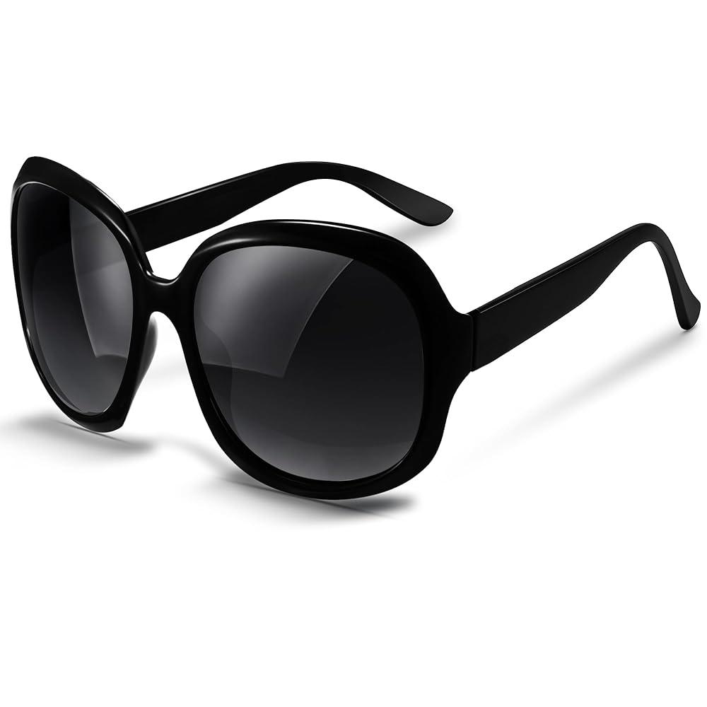 miyya Bug Eye Oversized Polarized Sunglasses Womens, Trendy Retro Sun Glasses for Women 2025, Oversized UV Protection Shades