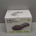 Smooth Triple Fusion 3-in-1 Back Massager Lumbar Pillow with Heat, Vibration & Traction Back Massager for Pain Relief DeepTissue.Relaxation Device for Home, Office, Car