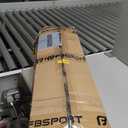 FBSPORT Inflatable Air Gymnastics Mat Training Mats 4/8 inches Thickness Gymnastics Tracks for Home Use/Training/Cheerleading/Yoga/Water with Pump (10ft*3.3ft*4in(3*1*0.1m), light green)